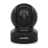 Wansview WLAN IP Kamera, Überwachungskamera WiFi 1080P, Haustier kamera, Home und Baby Monitor mit Bewegungserkennung, Zwei-Wege-Audio, Unterstützt Fernalarm und Mobile App Kontrolle Q5 Schwarz