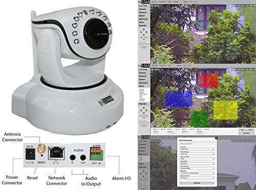 Instar steuerbare WLAN IP-Kamera IN-6012HD(WDR-Bildsensor, WLAN, 1 Megapixel, 10x IR LEDs, 8 Watt) weiß - 6